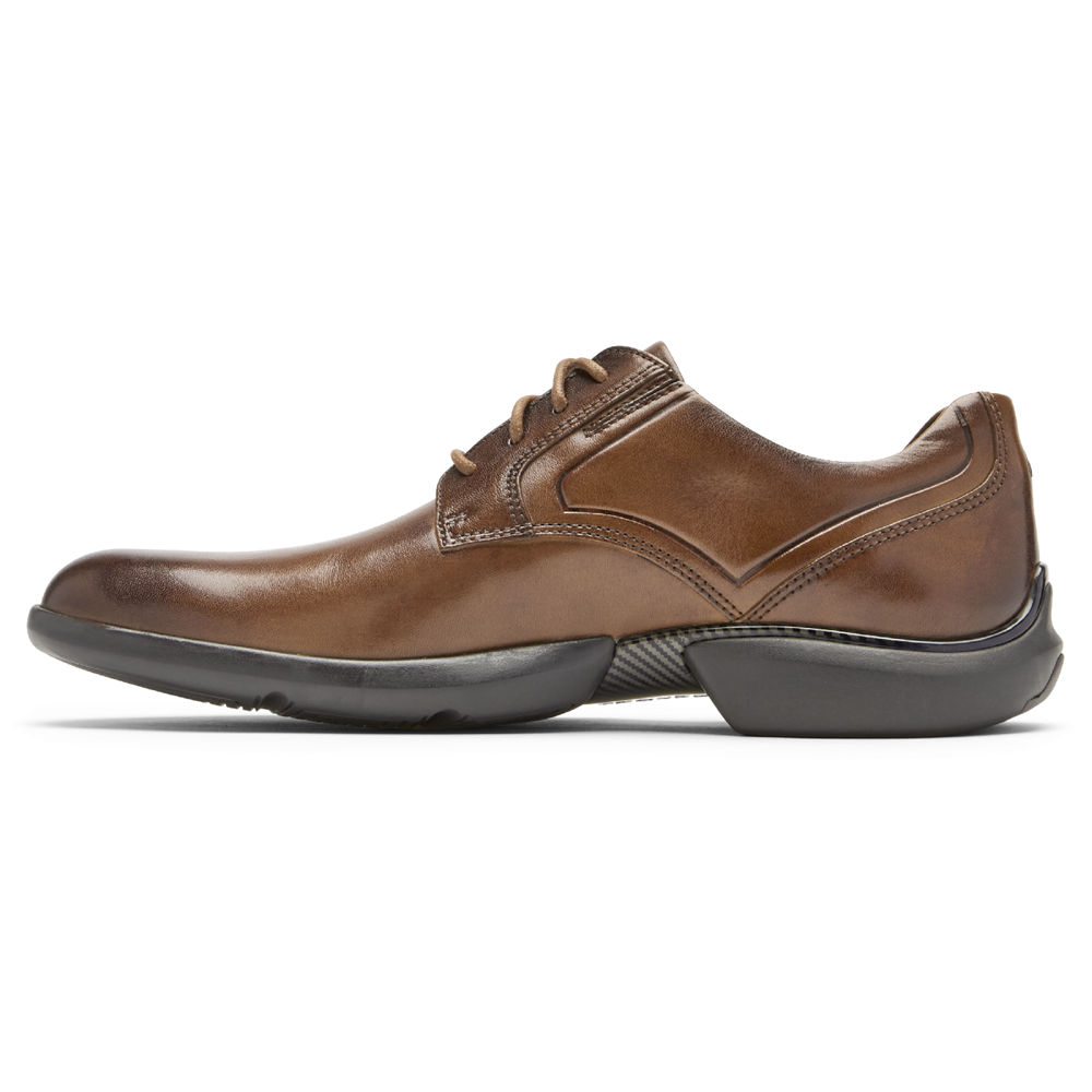 Rockport Singapore Mens Oxfords - Total Motion Advance Plain Toe Brown - HM4769182